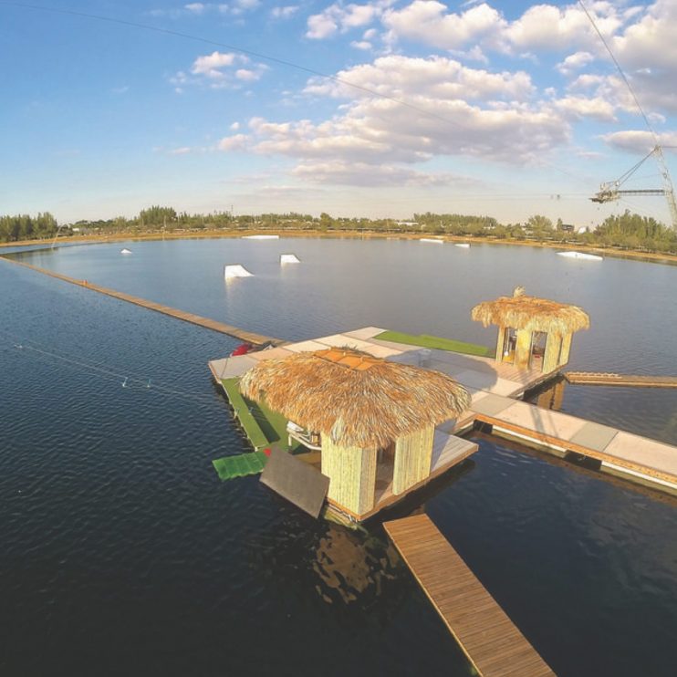 MIAMI WATERSPORTS PARK SPOTLIGHT AERIAL